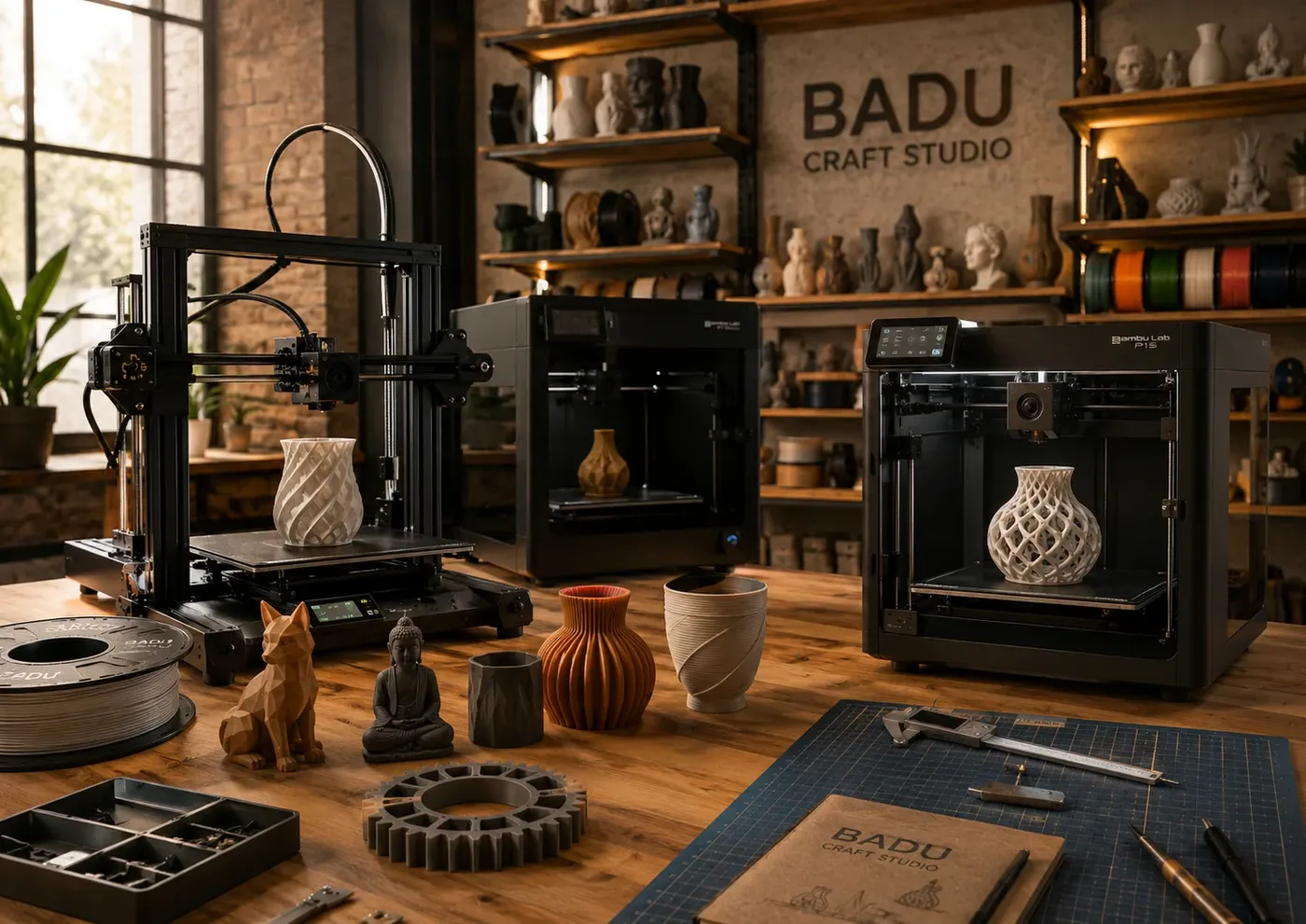 3D baskı ürün koleksiyonu — BADU CRAFT STUDIO Silivri
