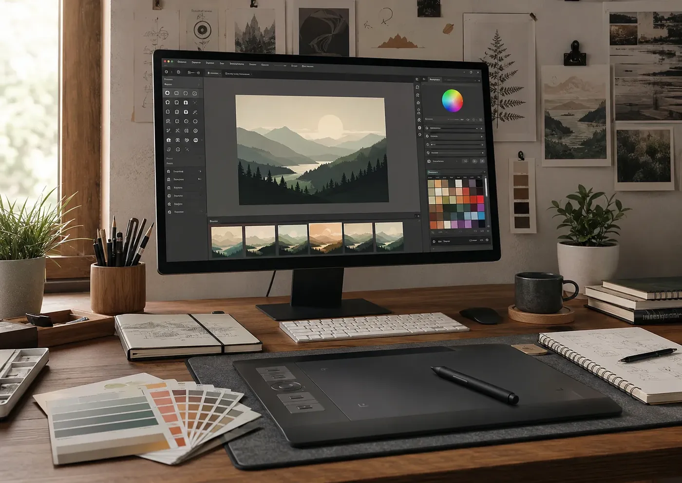 Dijital tasarım, illüstrasyon çalışması — BADU CRAFT STUDIO Silivri