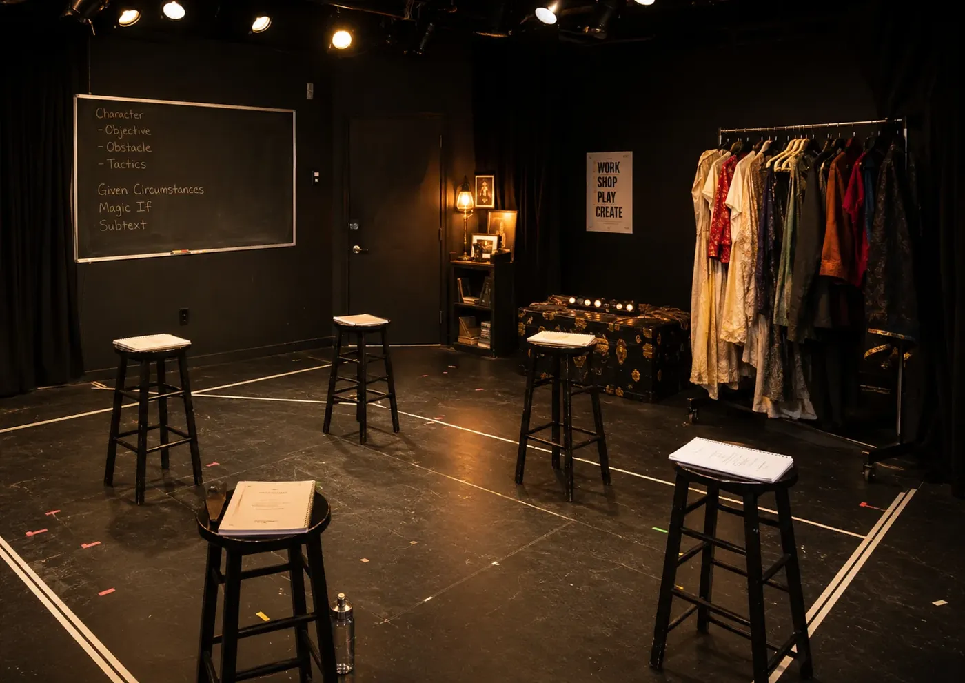Sahne & drama atölyesi mekan düzeni — BADU CRAFT STUDIO Silivri